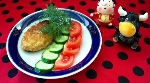 Куриные котлеты в блендере