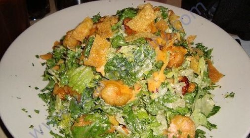 Салатик вкусный с креветками