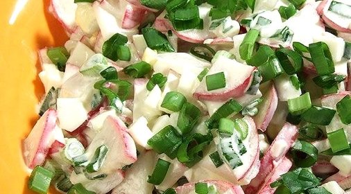 Салат к шашлыку из курицы