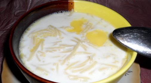 Суп молочный с вермишелью