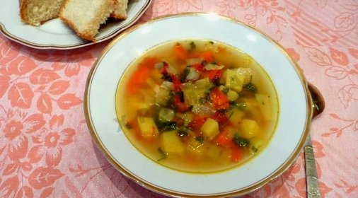 Крестьянский суп с капустой