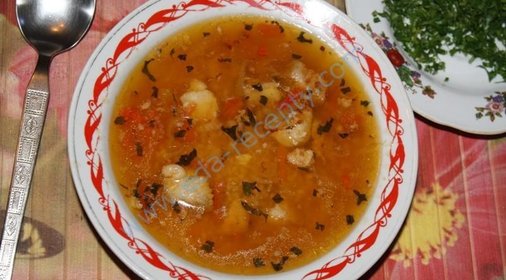Суп харчо из свинины с рисом