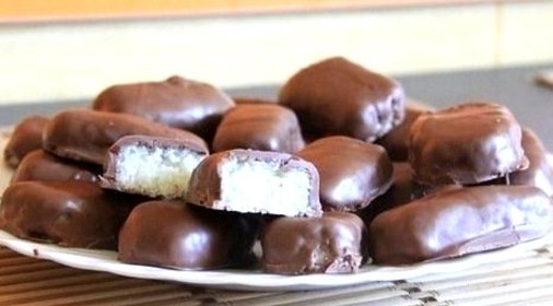 Сливочные баунти в молочном шоколаде