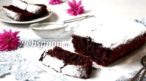 Постный шоколадный кекс