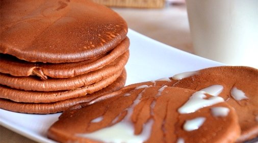 Чоко-панкейки на завтрак