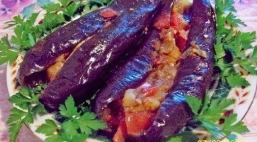 Жюльен с мидиями и креветками