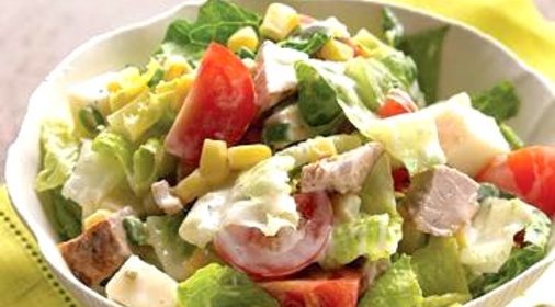 Салат из свинины и пахты