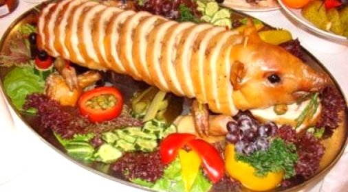 Поросенок фаршированный