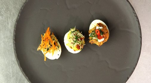 Дьявольские яйца со вкусом карбонары