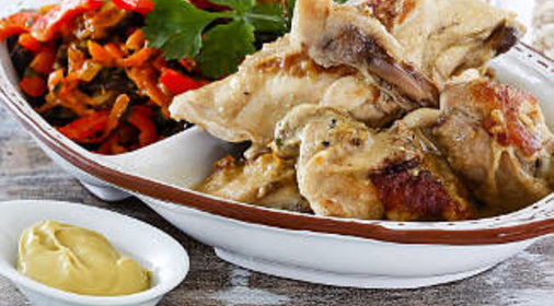 Цыпленок в горчичном соусе в мультиварке