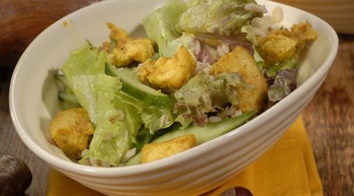 Швейцарский салат с перловкой