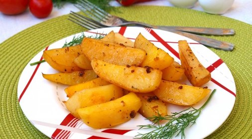 Картофель в соевом соусе