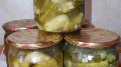 Огурцы с горчицой