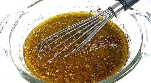 Заправка к овощным салатам