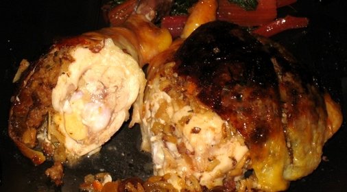 Фаршированные ножки курицы в духовке