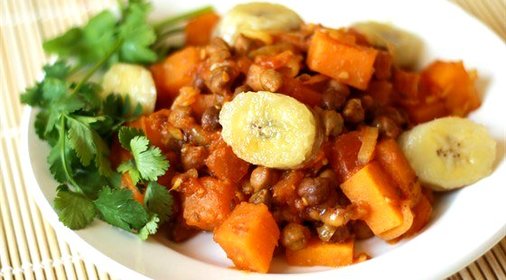 Тыква с нутом