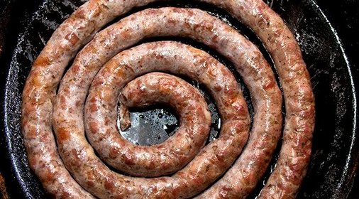 Домашние колбаски на гриле