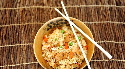 Рис с мясом и овощами
