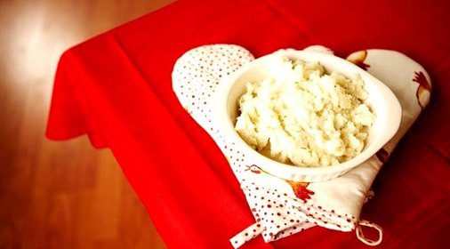 Сладкий картофель со сливками