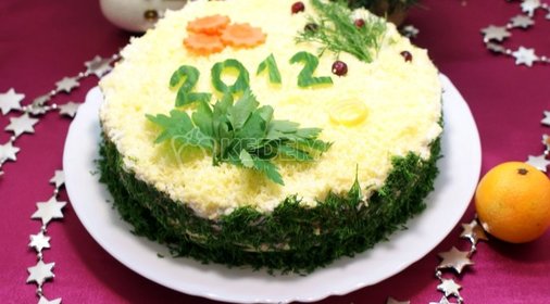 Новогодний салат «2012»