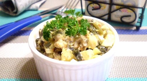 Салат к жареной картошке