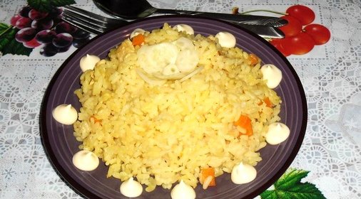 Рис с курицей