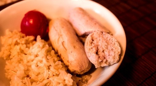 Домашние сардельки из курицы