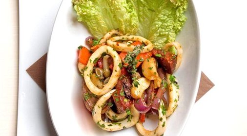 Салат из кальмаров по‑тайски