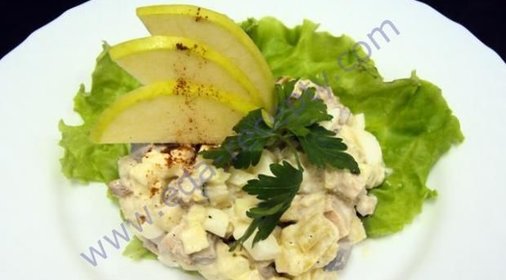 Пикантный Салат Рассоле с картофелем говядиной и сельдью