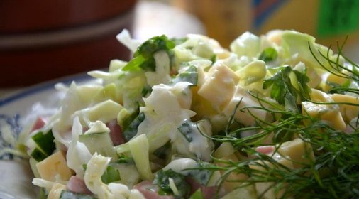 Салат Сытный и низкокалорийный