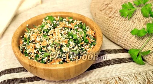 Салат из пророщенного киноа