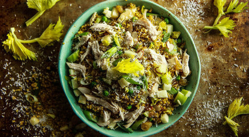 Куриный салат с киноа