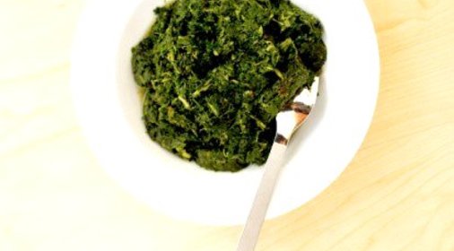 Салат со шпинатом и хидзики