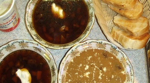 Грибовница из сухих грибов