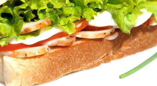 Сэндвич с курицей в аэрогриле