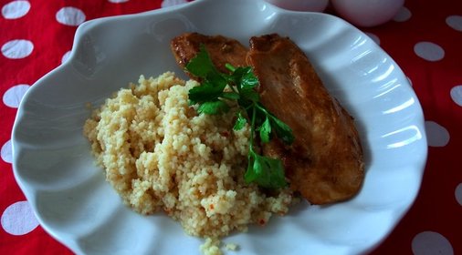 Гарнир диетический с курицей