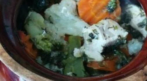Запеченное куриное филе с овощами в духовке