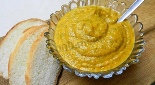 Диетическая кабачковая икра в рукаве