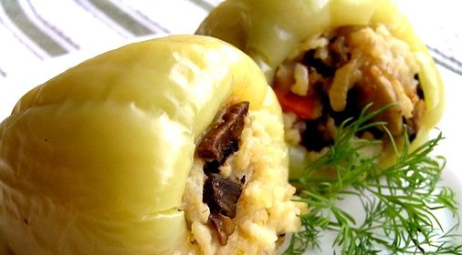 Фаршированный перец на пару