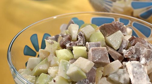 Cалат со свиным языком