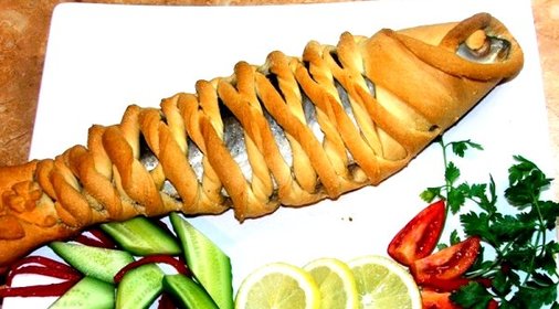 Рыба, запеченная в тесте