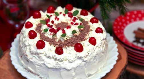 Блинный торт со сливочным кремом