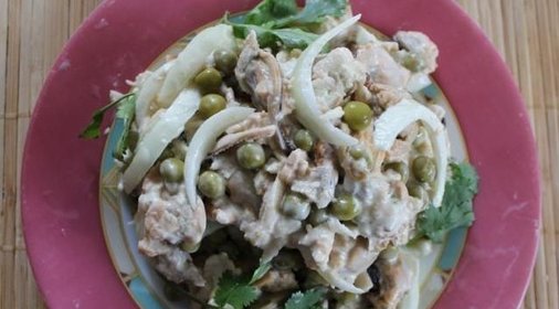 Салат из мидий