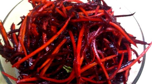 Салат из свеклы и моркови