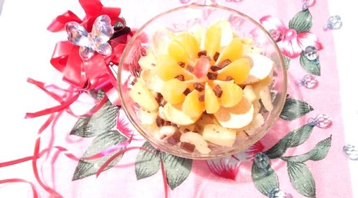 Фруктовый салат Тропический цветок