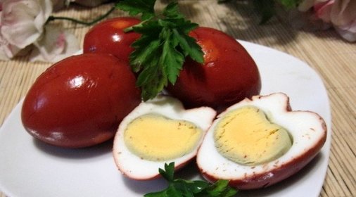 Копченые яйца