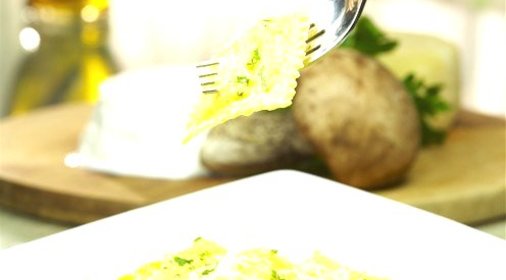 Равиоли «Pasta Fresca» с белыми грибами и рикоттой
