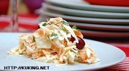 Салат из моркови с клюквой