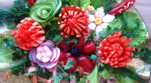 Салат Весенний букет