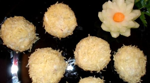 Рафаэлки с печенью трески